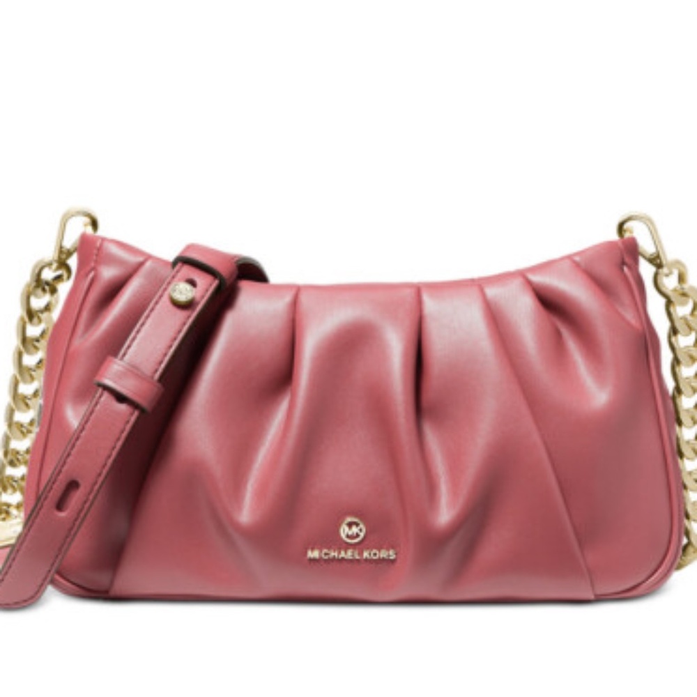 Michael Michael Kors Hannah Small Convertible Clutch Light Berry Sorbet